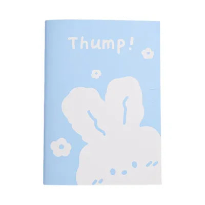 Animal Series A6 Stitch-bound Book (Blue) (40 Sheets)