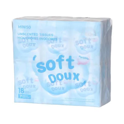 Unscented Tissues (18 Packs)