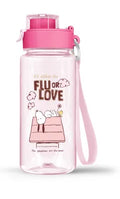 Snoopy Collection Plastic Bottle with Strap 640mL(Pink)