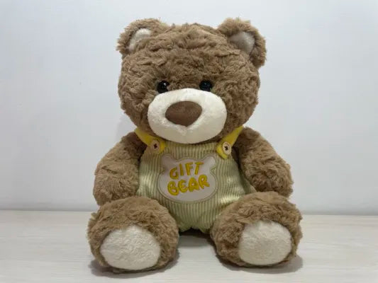 Miniso Gift Bear Collection Suspender Pants Sitting Plush Toy 24CM