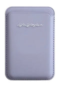 Life is for Fun Series Magnetic Phone Card Holder (Purple)