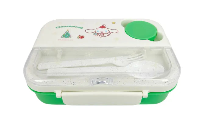 Sanrio characters Christmas Collection Bento Box with Compartments (1300mL)(Cinnamoroll)