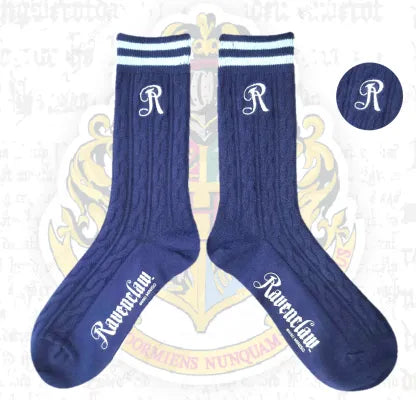 Harry Potter Striped Crew Socks(Ravenclaw)