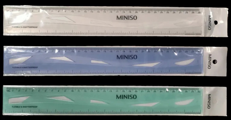 Miniso Flex Ruler- 30cm(Green)